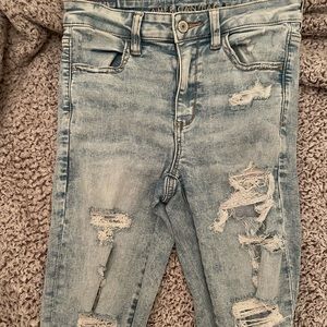 American Eagle Blue Ripped Jeans